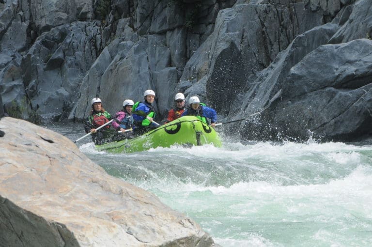 North Fork American River Rafting with Raft California