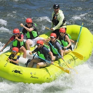 South Fork American River White Water Rafting with Raft California sq 300px