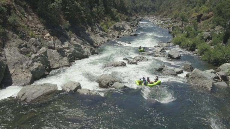 Class 4 Middle Fork American River Rafting with Raft California