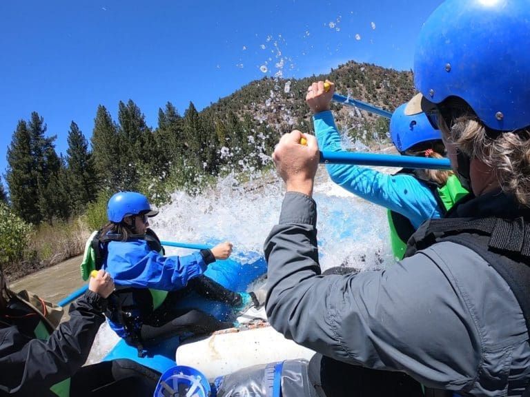 Spring Rafting on the East Carson River with Tributary Whitewater Tours
