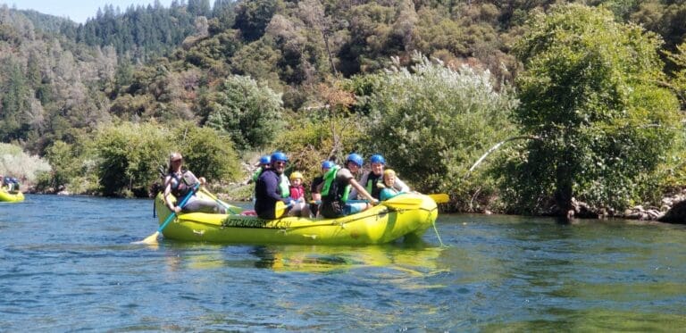 White water rafting in California